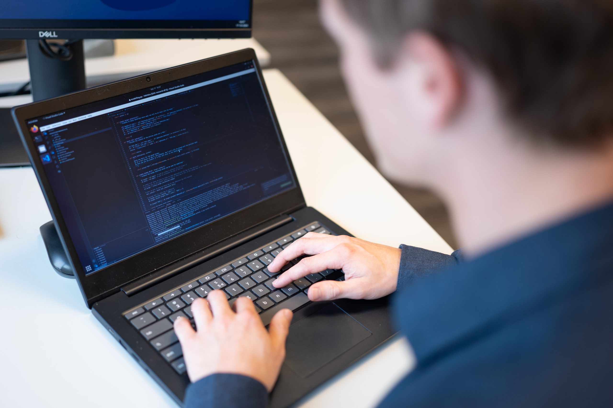 Job, data scientist laptopscherm