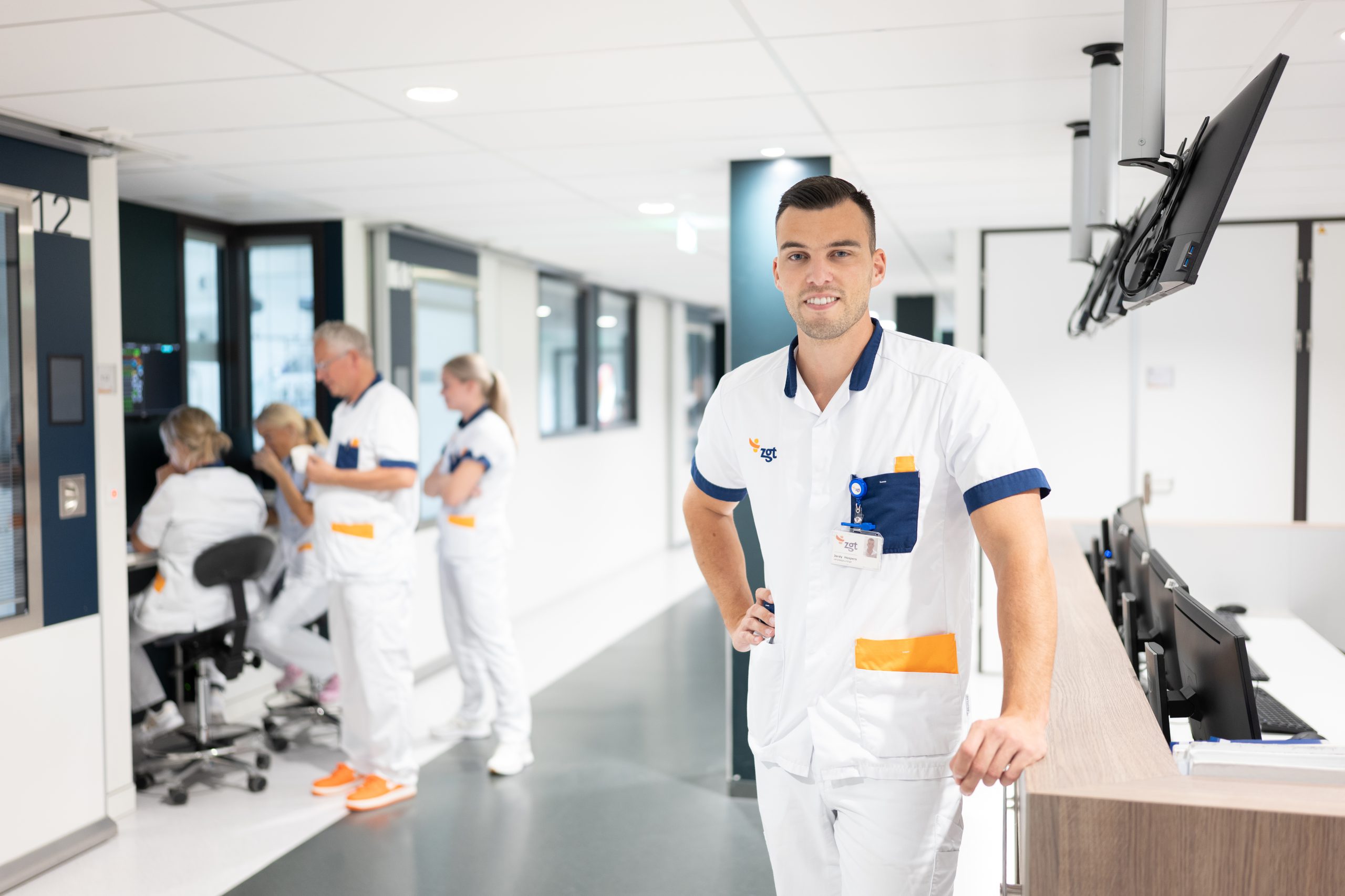 Jordy, IC, op afdeling